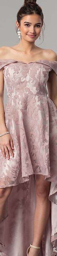 High n low prom dress